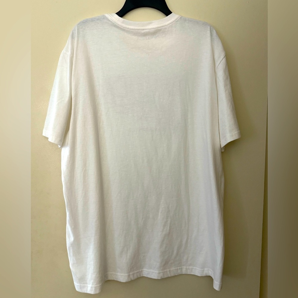 NAUTICA Men’s Graphic Fishing Short Sleeve White T-shirt. 100% Cotton. Size XL - Picture 2 of 6
